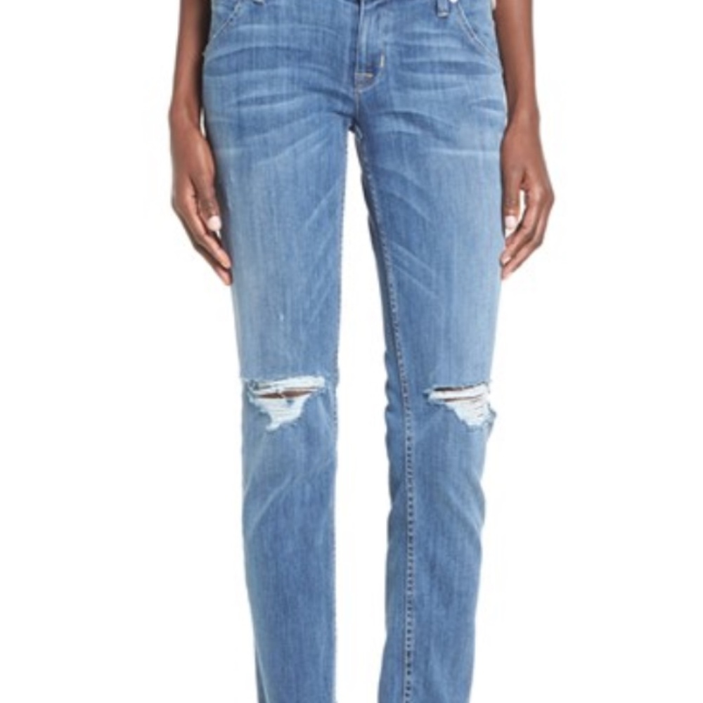 Hudson Jeans 'Jax' Destroyed Boyfriend Skinny Jeans